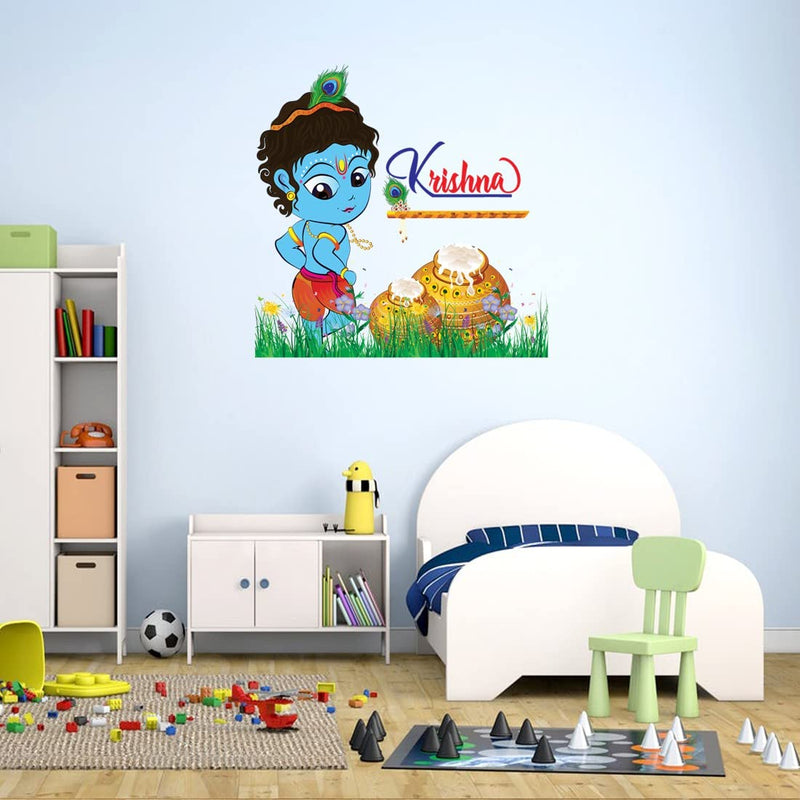 god & god's Large Wall Sticker JUST Peel & Stick Size 50 or 60 cm Pack of 1 (Code GS980