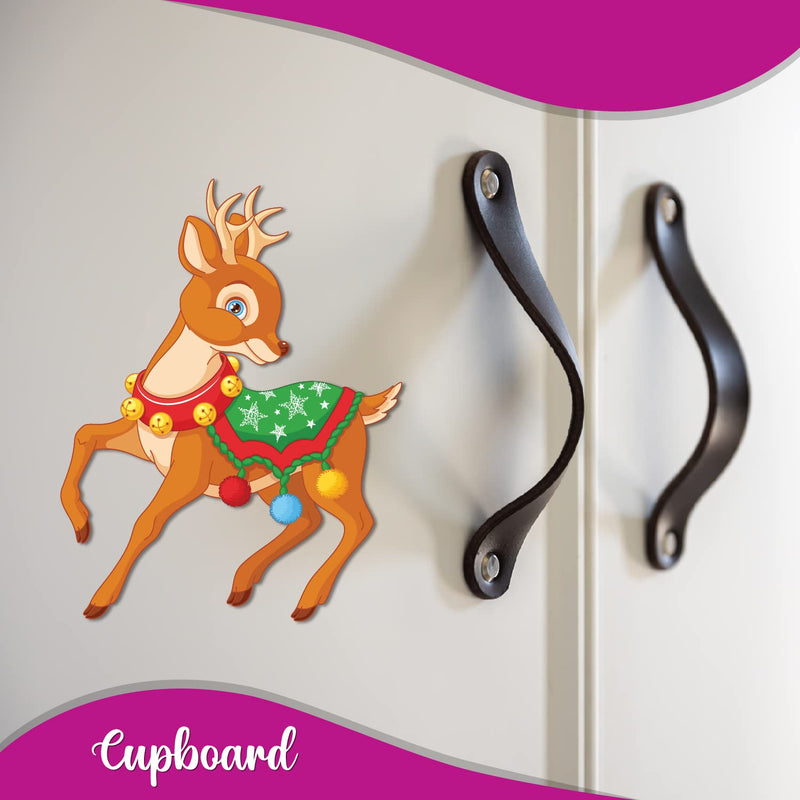 Bhai Please Reindeer Fridge Magnet - Christmas Gift , Christmas Decor, Xmas Presents and Decoration - Secret Santa Gift