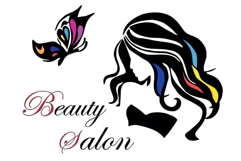 Techgifti Vinyl Makeup Wall Sticker for Spa Salon, Beauty Parlour (Size - 50 Cm X 65 Cm)