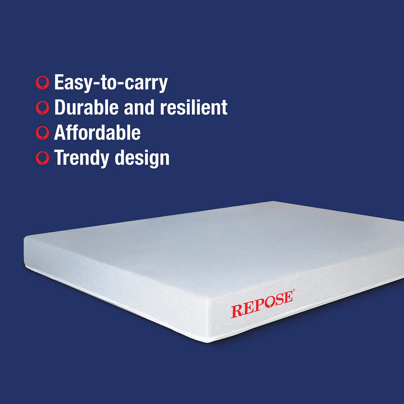 Repose Eyelidz Spine Pro Orthopaedic Memory Foam Mattress (Double, 72X48X6)