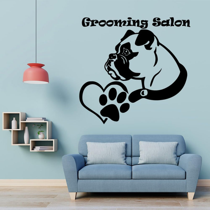 GADGETS WRAP Wall Decal Vinyl Sticker Cartoon Pet Dog for Office Home Wall Decoration