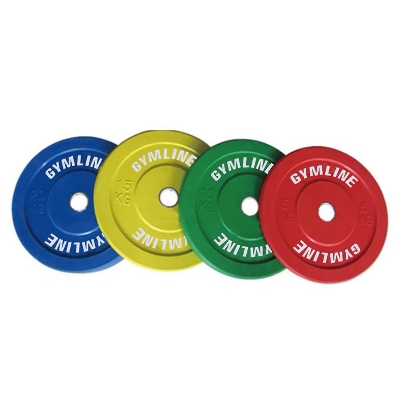 Bumper Plates 150.00 KG set Olympic Barbell Weight Plate Made in India| Standard 2inch/50mm Weight Plate (150kg Set(5X2+10X2+15X2+20X2+25X2))