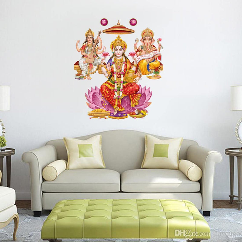 god & god's Large Wall Sticker JUST Peel & Stick Size 50 or 60 cm Pack of 1 (Code GS579