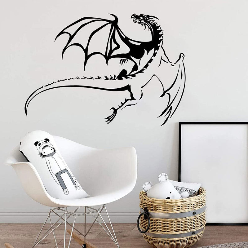 GADGETS WRAP Vinyl Decal Sticker Flying Dragon (Item Finish Size : 81cm x 57cm)