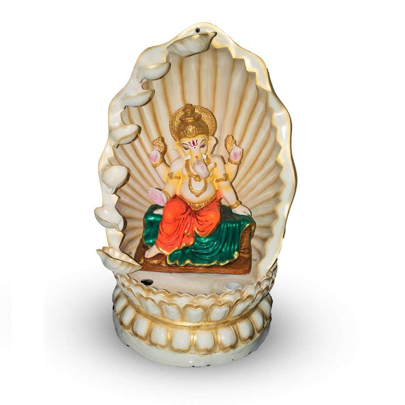 WaahKart Single Cascade Diya Lord Ganesha Fountain