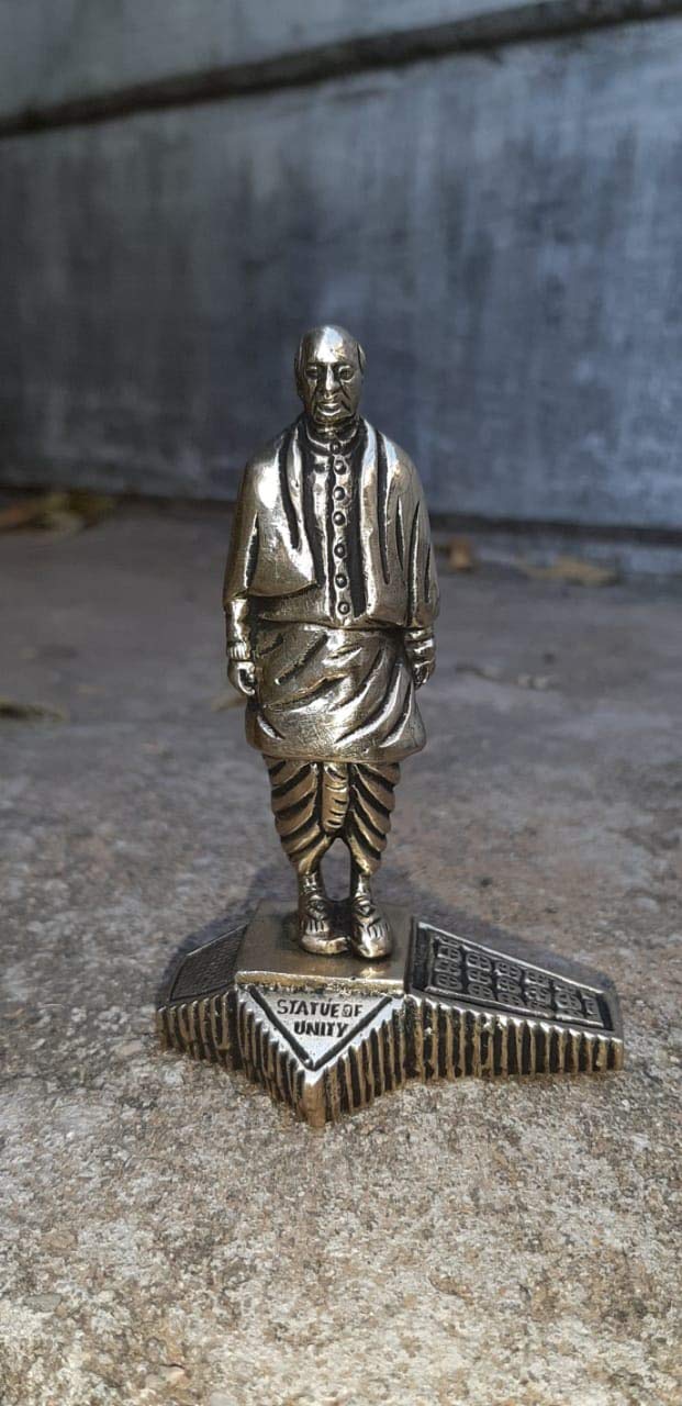 Bharat Haat Kalarambh Sardar Patel Statue of Unity Model Brass Handicraft Art BH07071