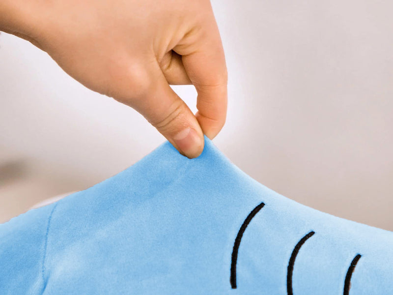 HUG 'n' FEEL SOFT TOYS Shark Soft Toys, Baby Toys, Kids Toy, Toy for Girl, Birthday Gift for Girl/Boys, Toy Gift for Girls, Kids Toys for Boys/Girl, Miniso Soft Toys, Toys Gift Items, (Shark, Blue)