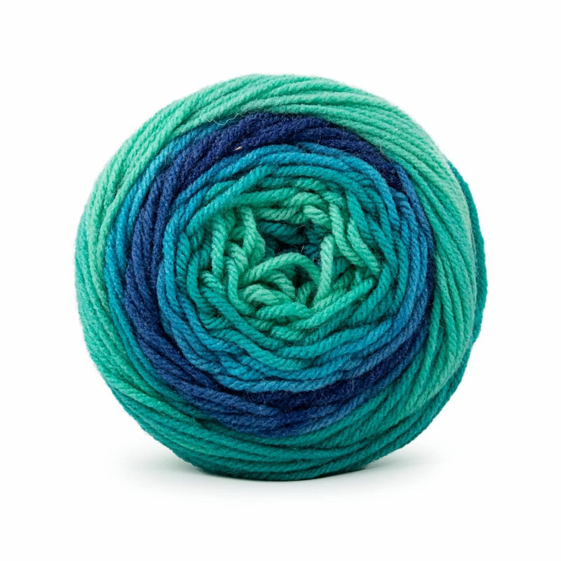 Merry Go Round, an Aran Weight Yarn, Comes in Colorful Cake, which has Variegated and Self Striping Effect, Shade NO. MGR003