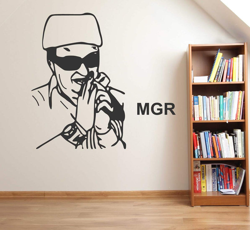 Tuffuk M G Ramachandran Large Vinyl Wallstickers for Home Decorations (70 cm x 70 cm)5TZ314