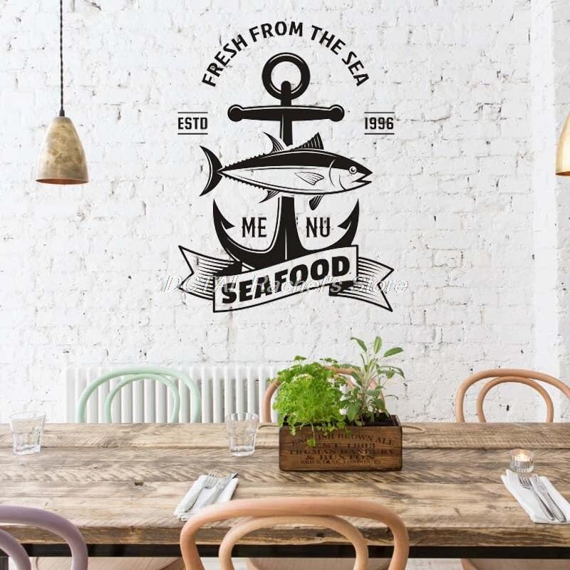 GADGETS WRAP Wall Decal Vinyl Sticker Tuna Fresh from The Sea for Office Home Wall Decoration