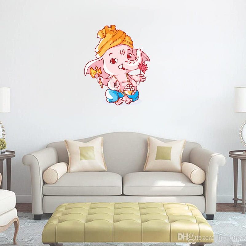 god & god's Large Wall Sticker JUST Peel & Stick Size 50 or 60 cm Pack of 1 (Code GS1882