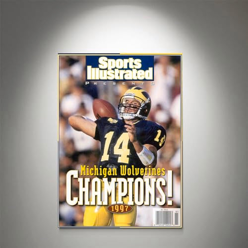 GADGETS WRAP Canvas Gallery Wrap Framed for Home Office Studio Living Room Decoration (9x11inch) - Michigan Qb Brian Griese