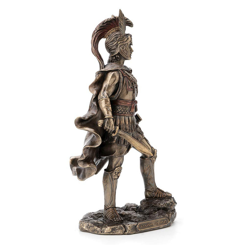 Veronese Design 12 Inch Alexander The Great Antique Bronze Finish Greek Roman Warrior Statue