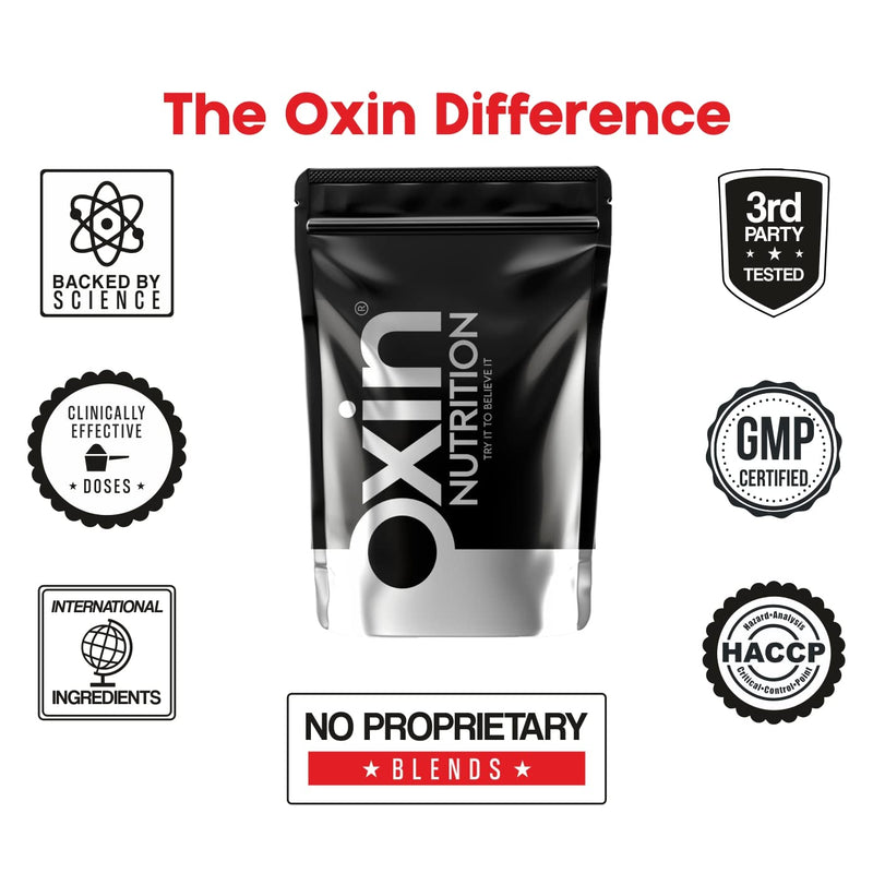 Oxin Nutrition Hydro Whey Protein Powder Supplement Zero Sugar Low Carb & Low Fat Zero Sugar Hydro Whey Isolate Protein 1kg/ 2.2 lbs (Strawberry Punch)