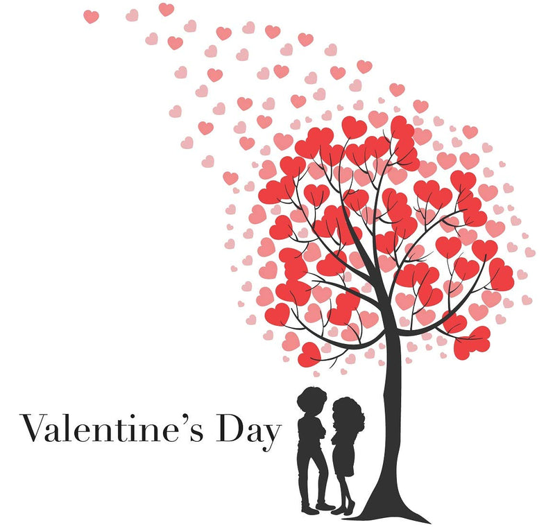 Tuffuk Valentine Large Vinyl Wallstickers for Home Decorations(80 cm x 80 cm)5TZ045