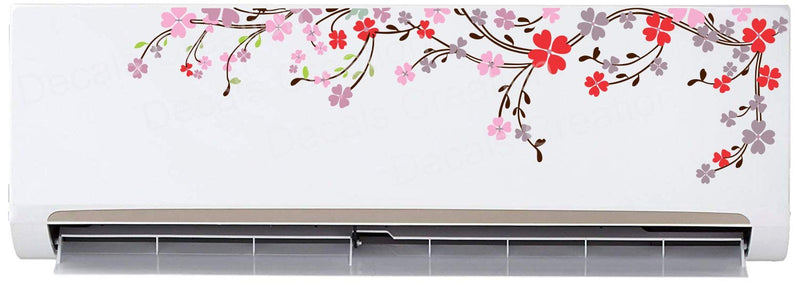 Decals Creation™ AC Sticker Wall Sticker Split Ac Stickers Air Conditioner Sticker Standard Size