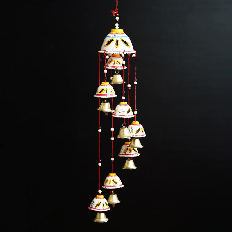 Brothers Creation Handcrafted Rajasthani Bells Design Wall Hanging Decorative wind chimes home Décor