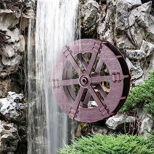 UJEAVETTE® Water Fountain Rotation Wheel DIY Water Wheel Model Fountain Feng Shui Wheel 8Cm|Decor Home|Showpiece Decoration Room |Decorative Table|Show Gift |Office Gifts|Desk Figurine|Bedroom Antique