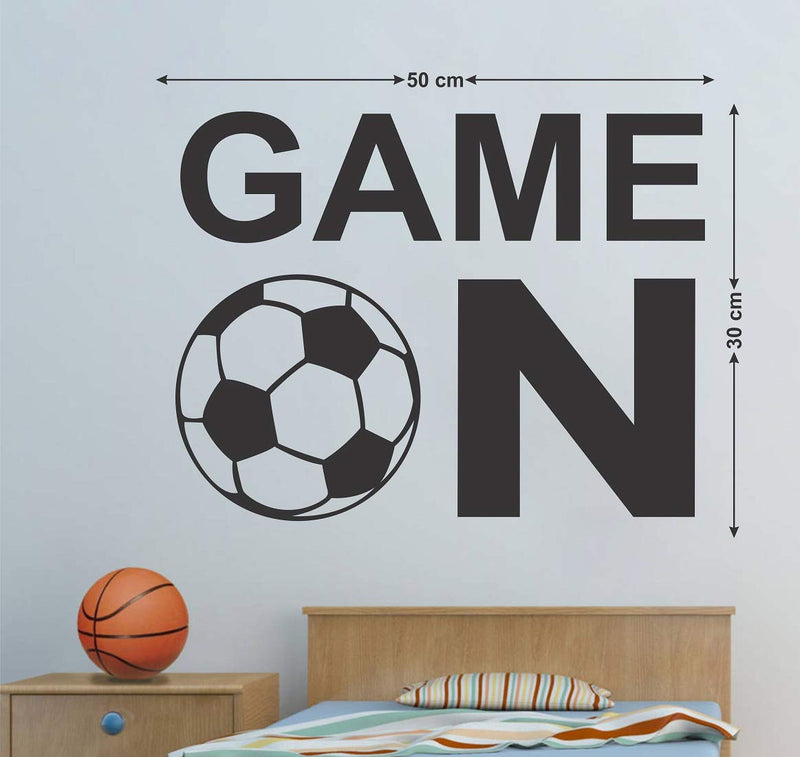 Tuffuk Game On Large Vinyl Wallstickers for Home Decorations(50 cm x 30 cm)4TZ005