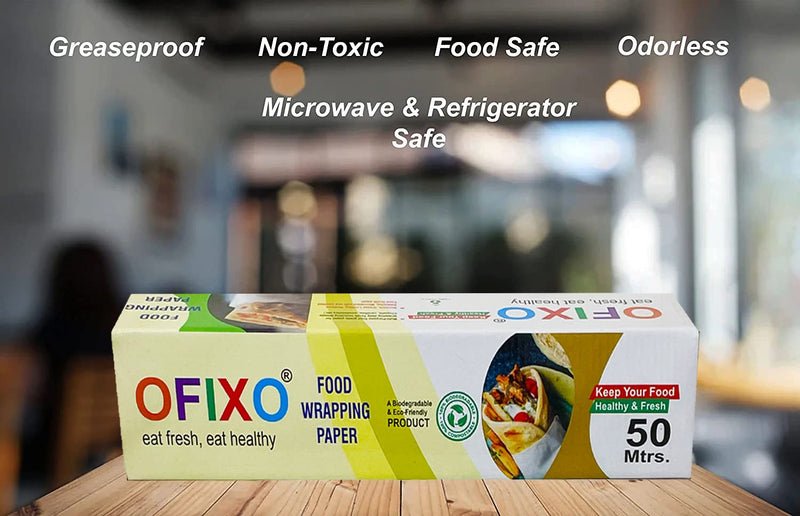 OFIXO 50 Meter Food WRAP Multipurpose Food Wrapping (Pack of 1)