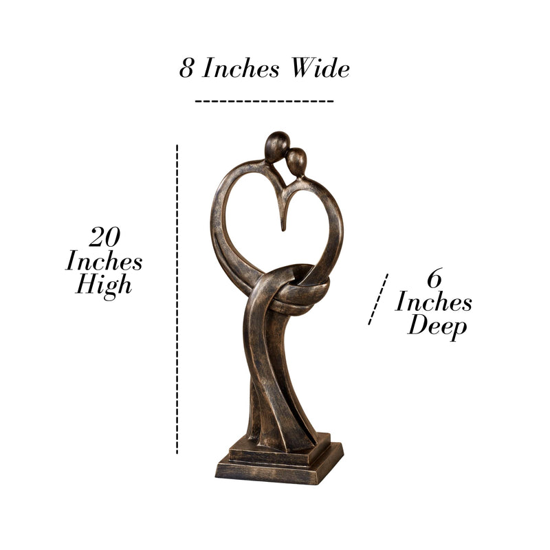 Touch of Class Everlasting Love Sculpture Bronze One Size