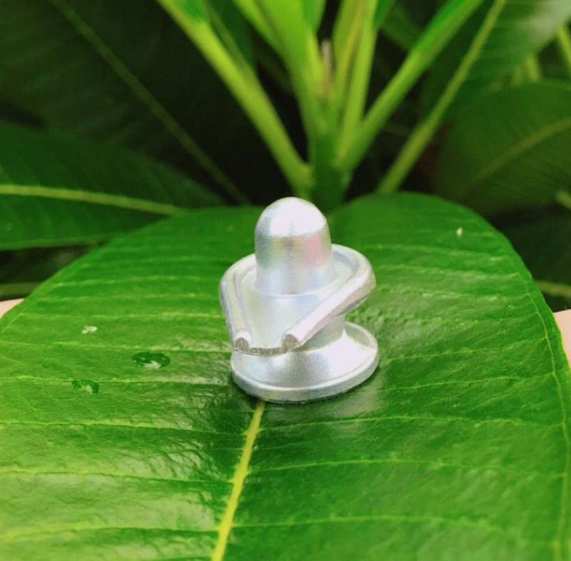 100% Pure Parad/Mercury Shivling (80 Gram) Small Thumb Size by Proaom Solutions