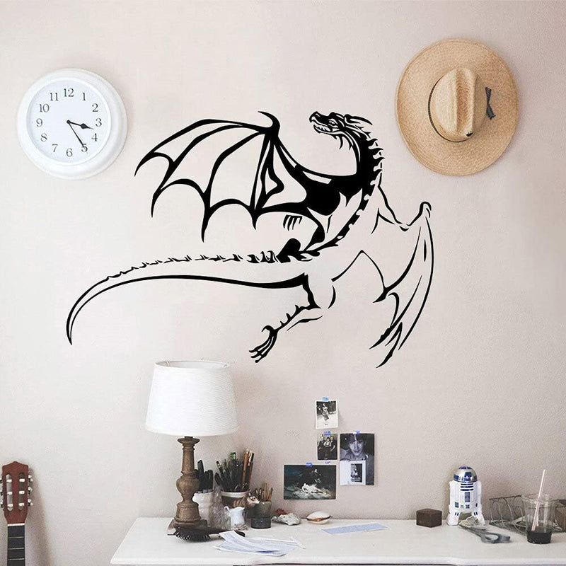 GADGETS WRAP Vinyl Decal Sticker Flying Dragon (Item Finish Size : 81cm x 57cm)