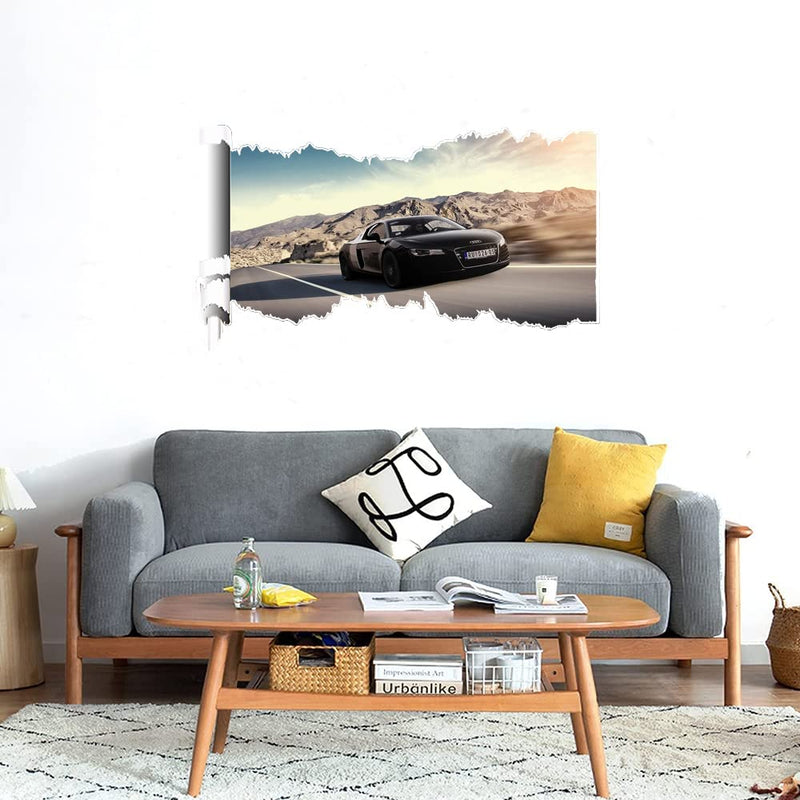 GADGETS WRAP Printed Wall Decal Sticker Scratched Paper Style Wall Decal (90cm x 50cm) - Speed