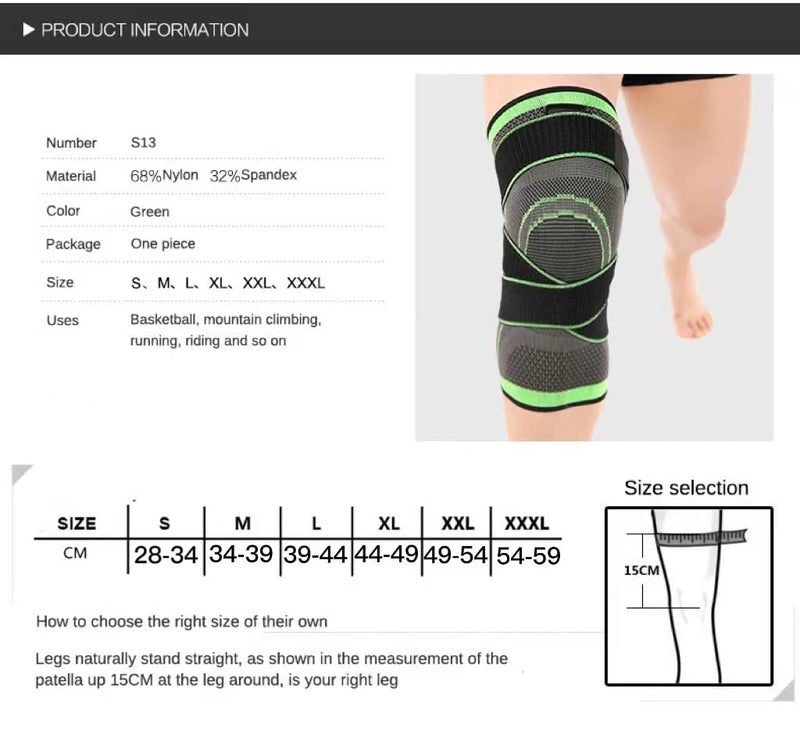 Mumian Knee Sleeve, Knee Pads Compression Fit Support -for Joint Pain and Arthritis Relief, Improved Circulation Compression - Wear Anywhere - Single (Green, L)