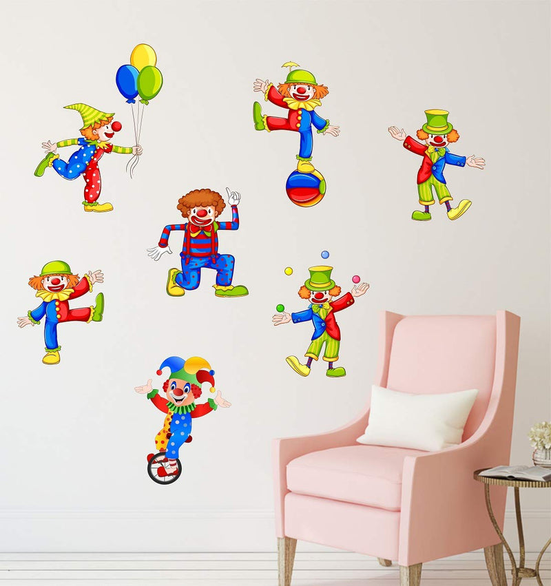 Tuffuk Circus Jocker Large Vinyl Wallstickers for Home Decorations (110 cm x 70 cm)5TZ361