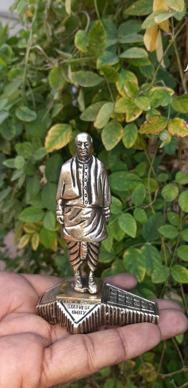 Bharat Haat Kalarambh Sardar Patel Statue of Unity Model Brass Handicraft Art BH07071