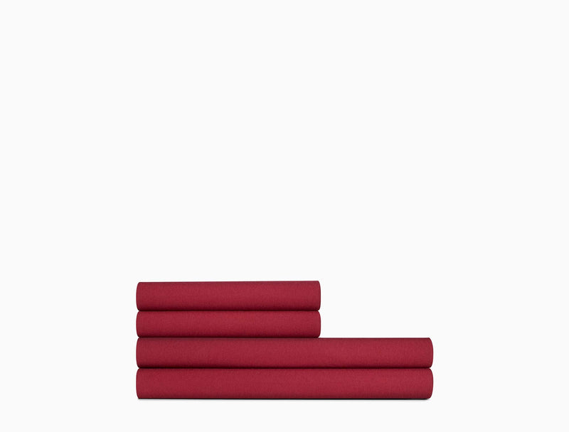 Calvin Klein Home CKMC Harrison CK Modern Cotton, King, Burgundy