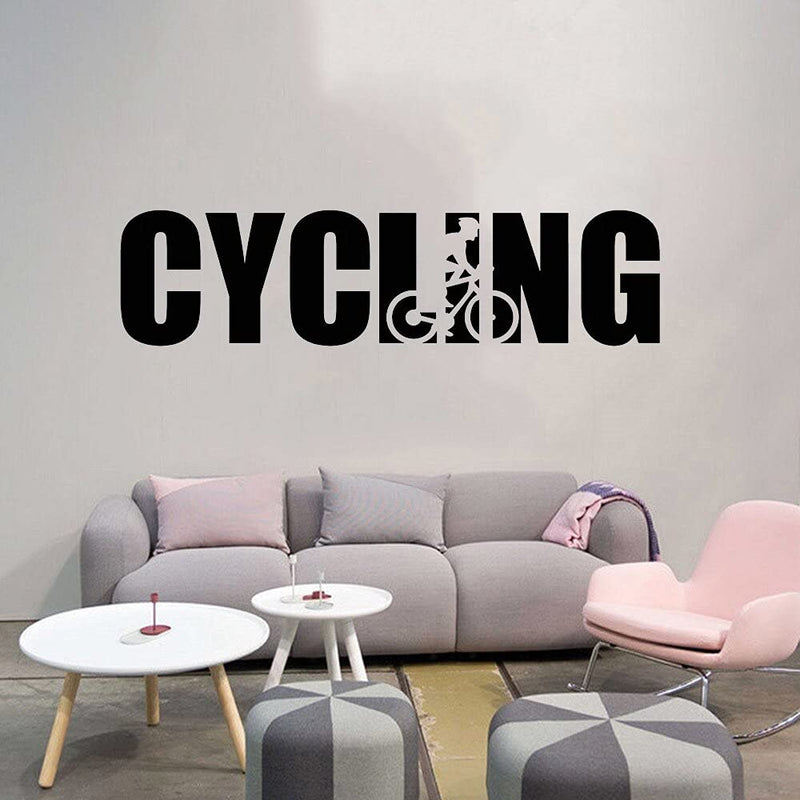 GADGETS WRAP Vinyl Decal Sticker Cartoon Cycling Decal (Item Finish Size : 57cm x 14cm)