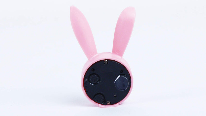 fab5 Plastic Rabbit Shape Decorative Table Clock (Pink)