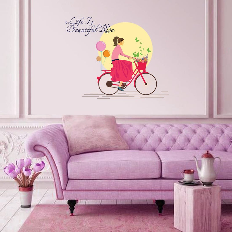 god & god's Large Wall Sticker JUST Peel & Stick Size 50 or 60 cm Pack of 1 (Code GS836