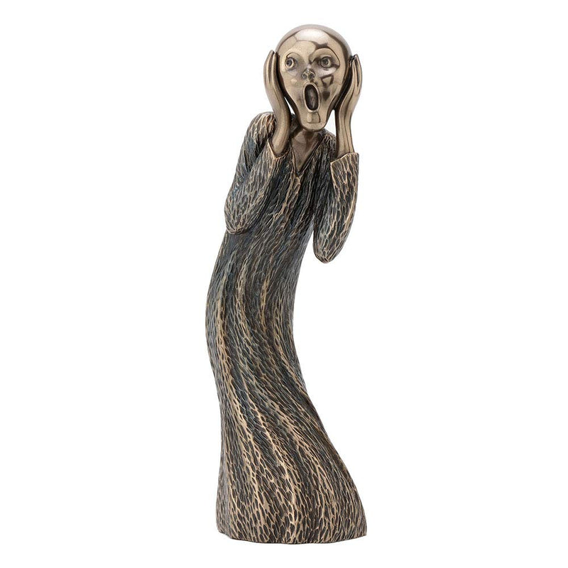 Veronese Design 8 Inch Edvard Munch The Scream Antique Bronze Finish Sculpture Art Figurine