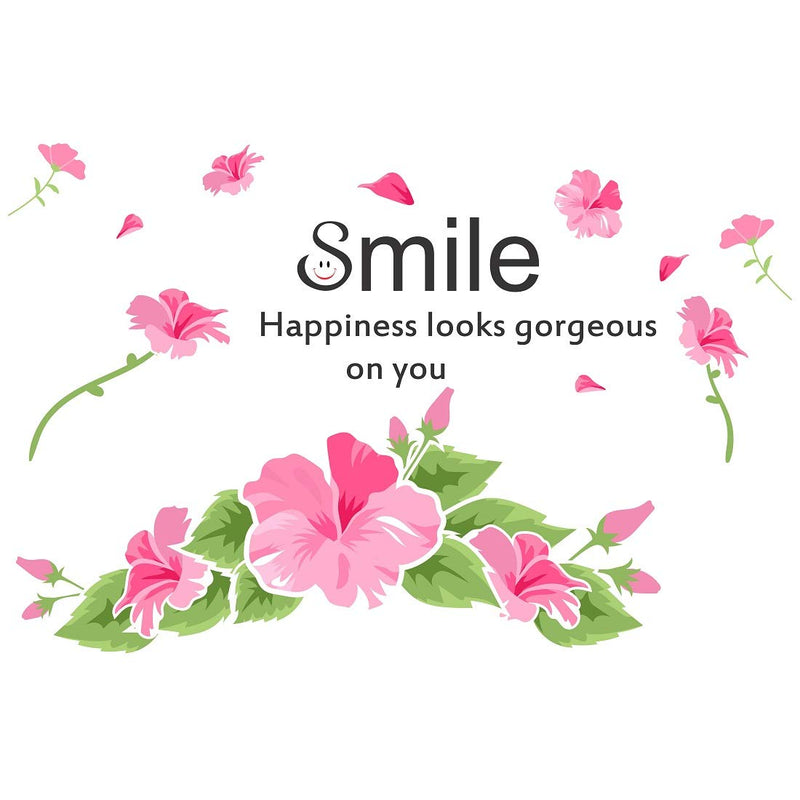 Tuffuk Smile Large Vinyl Wallstickers for Home Decorations(60 cm x 100 cm)5TZ419