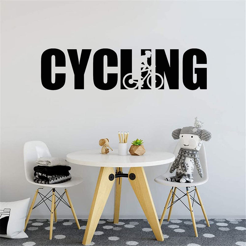 GADGETS WRAP Vinyl Decal Sticker Cartoon Cycling Decal (Item Finish Size : 57cm x 14cm)