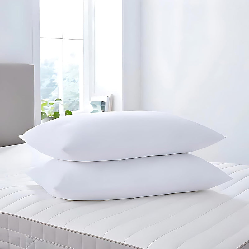 Pillow Microfiber Pillow Filler - 16"X24" Microfiber Soft White Pillows Set-2 Hotel and Home Pillows for Sleeping White