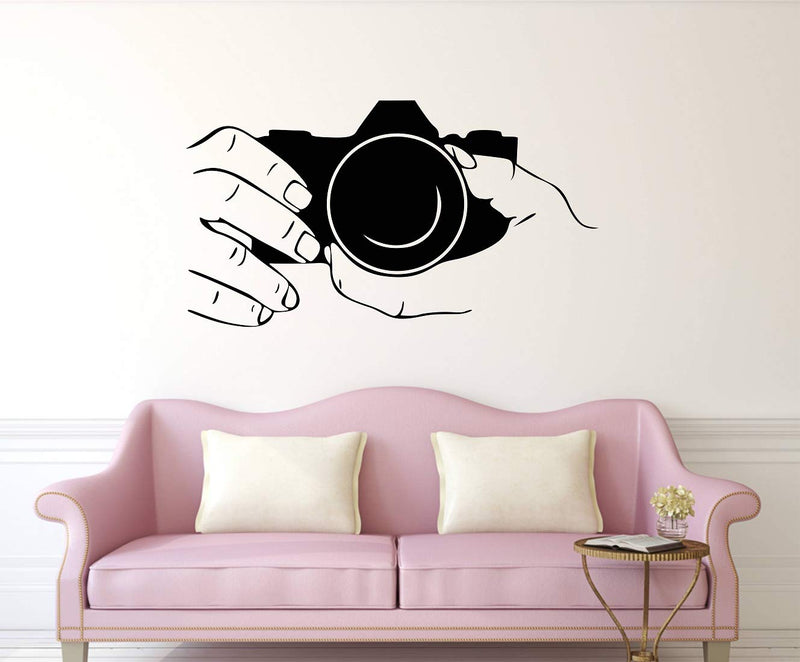 Wallstick Camera Quotes wallstickers (Vinyl 65 cm x 40 cm)