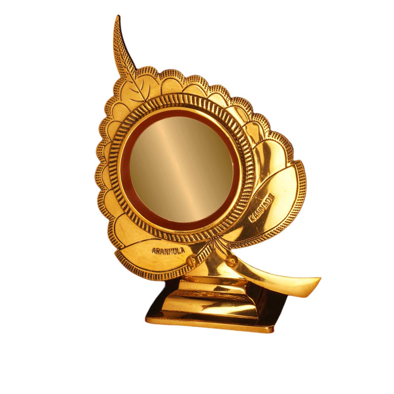 Aranmula Kannadi Aalila Peedom Kannadi Brass Metal Hand Mirror