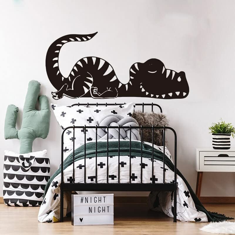 GADGETS WRAP Wall Decal Vinyl Sticker for Home Office Room Decoration Large Sleeping Dinosaur Animal Wall Sticker