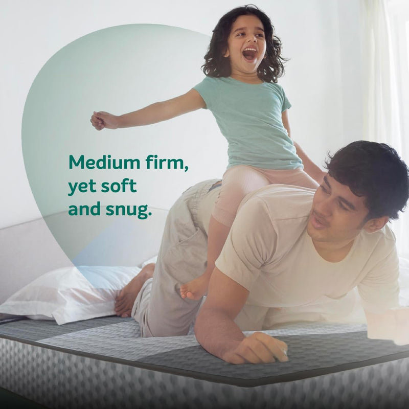 Sleepwell Ortho PRO Profiled Mattress | Acuprofile Technology | Impression (Memory) Foam | Spine and Back Support | Profiled HR Foam | Neem Fresche Technology | King Size | 78X72X6 | 5 Yrs Warranty