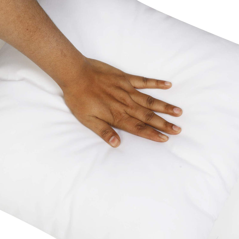 SONNASOFT Luxurious 4 Piece Microfibre Pillow Filler - 20X24 Inch, White (Special design for Hotel, Bed Room, Oyo Room)