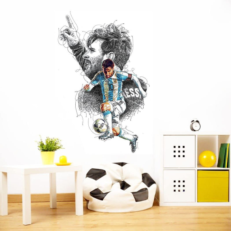 DivineDesigns Messi 10 Wall Sticker