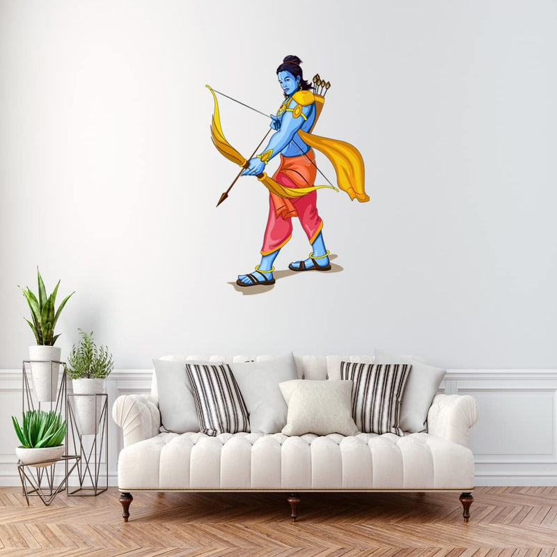 god & god's Large Wall Sticker JUST Peel & Stick Size 50 or 60 cm Pack of 1 (Code GS1739