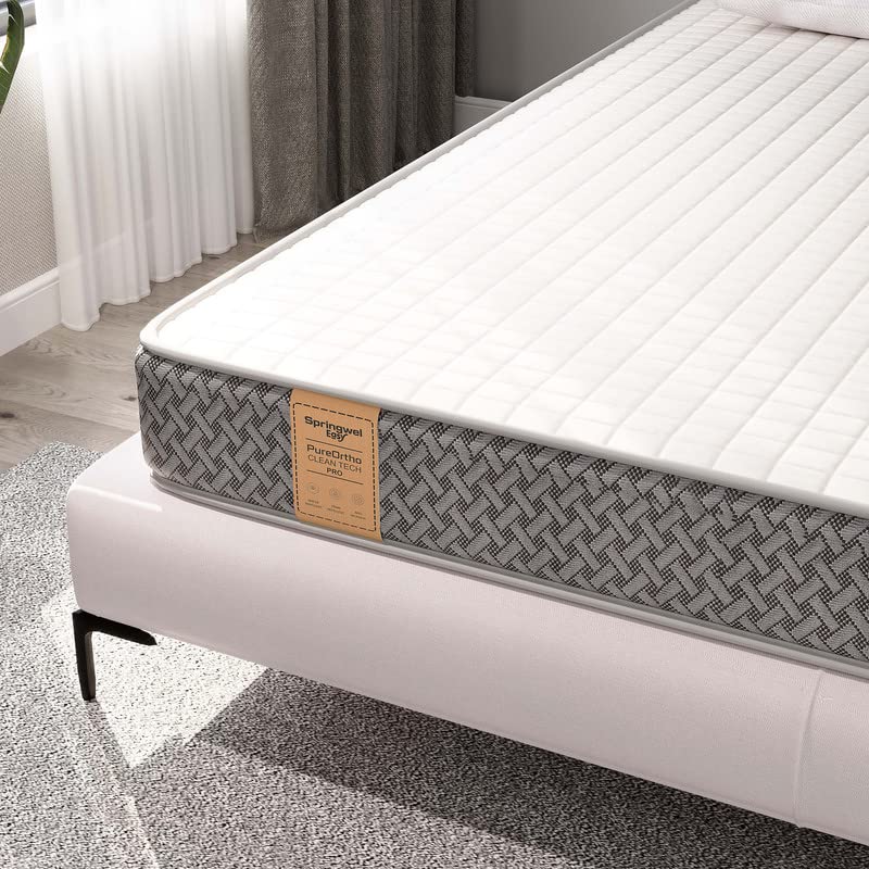 Springwel easy PureOrtho CleanTech Pro 6 inch Twin size Mattress (Size- 84x48x6 inches)