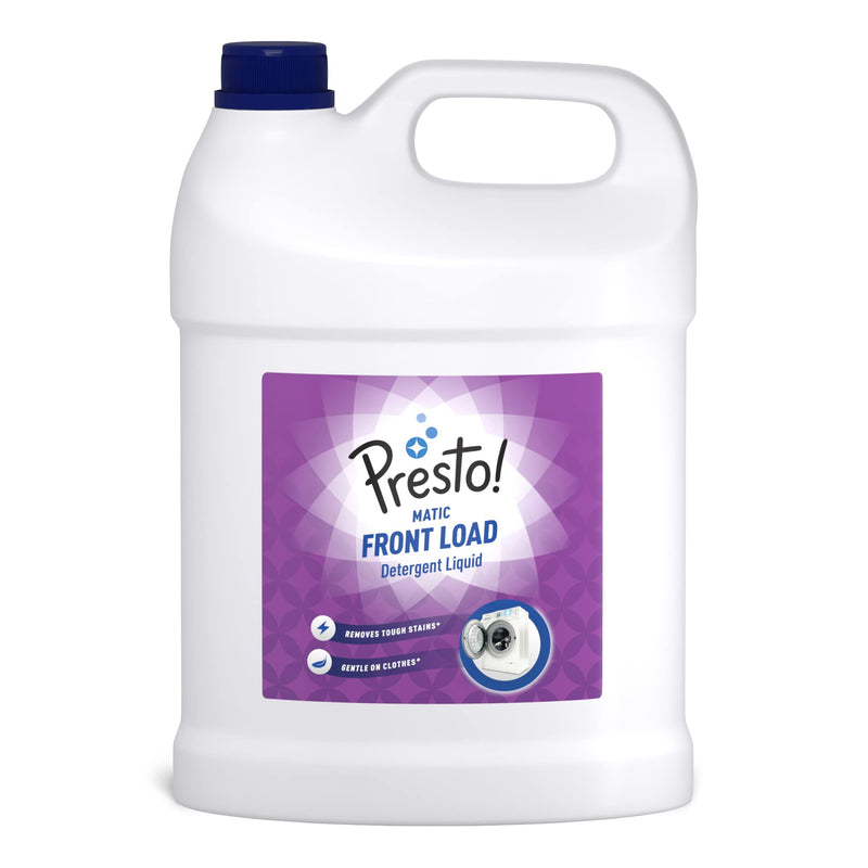 Amazon Brand - Presto! Matic Front Load Detergent Liquid, Mega Saver Pack - 5 L