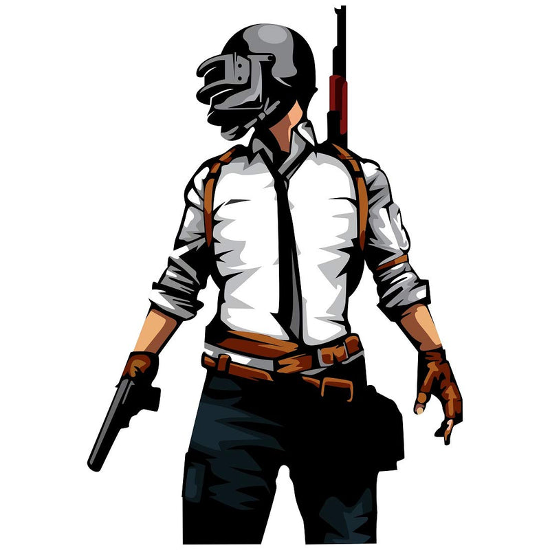 Tuffuk Pubg Large Vinyl Wallstickers for Home Decorations(80 cm x 60 cm)5TZ431