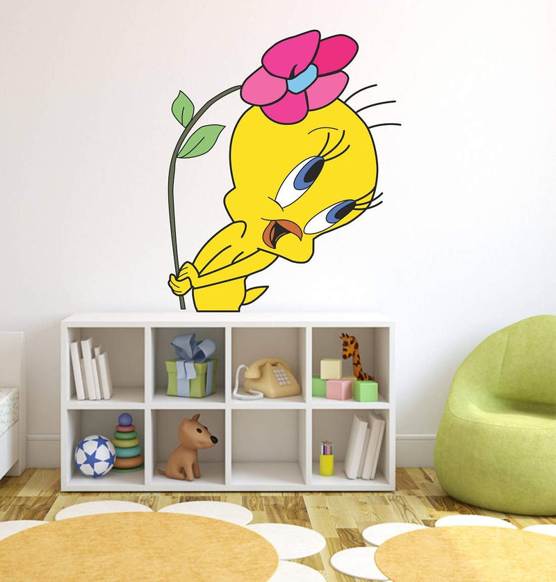 Tuffuk Cartoon Duck Large Vinyl Wallstickers for Home Decorations(50 cm x 60 cm)4TZ156